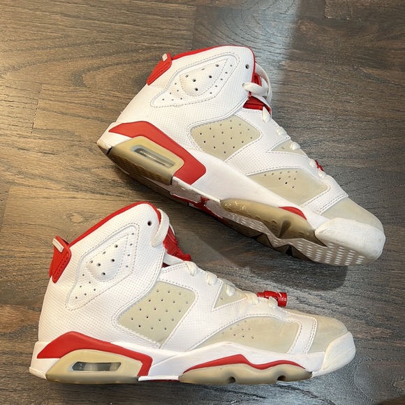 Air Jordan 6 Retro Red and White - Picture 4 of 11